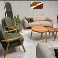 میز جلو مبلی گرد چوب|مبلمان خانگی و میز عسلی|مشهد, کوشک مهدی|دیوار