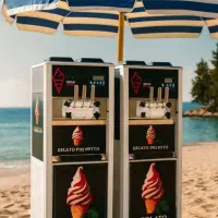 براووX3proدستگاه بستنی تمام اتوماتیک لمسی