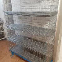 دو دست قفس نیکل کرم ۸خان ماده جدا کن اردشیر|لوازم جانبی حیوانات|قدس, شهر‌قدس|دیوار