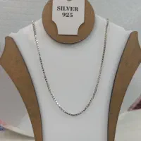 زنجیر نقره طرح ونیزی کد ۶۶۳