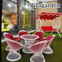 میزوصندلی باغی/صندلی سنگین /ست ۴ نفره