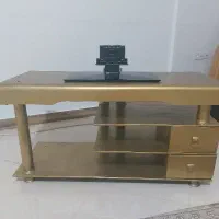 میز تلویزون شیشه ای