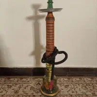 قلیان چوبی زیبا طعم دوسیب‌آلبالو