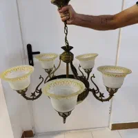 ۲عددلوستر برنجی