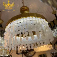 لوستر کریستال الینا مدرن 60 سانت با ریموت|لوستر و چراغ آویز|تهران, نیروی هوایی (پیروزی)|دیوار