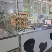 فروشنده لبنیات سنتی واقع در خیابان فردوسی جنوبی