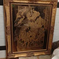 تابلو مینیاتوری  طرح ضامن آهو