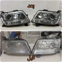 شفاف سازی چراغ خودرو