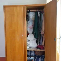 کمد قدیمی تمام چوب|جاکفشی، کمد، دراور|قزوین, |دیوار