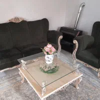 فروش مبلمان و میز وسط و دوتا عسلی در حد نو|مبلمان خانگی و میز عسلی|شاهرود, |دیوار