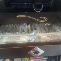 جاقاشقی چوبی پاییه دار درحدنو|ظروف سرو و پذیرایی|سنگر, |دیوار