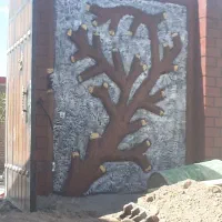 سیمانکاری و رنگکاری طرح