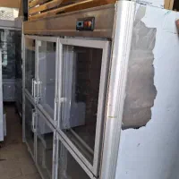 یخچال ۲متر با بدنه استیل وداخل استیل وموتور فرانسه