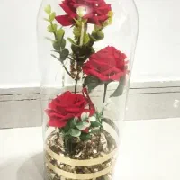 گل مصنوعی شیشه ای