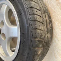 رینگ و لاستیک میتسوبیشی لنسر 1993،سایز 13،پراید|قطعات یدکی و لوازم جانبی|فردیس, شهرک هفده شهریور|دیوار