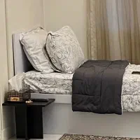 تختخواب یکنفره طرح ایکیا به همراه تشک رویال