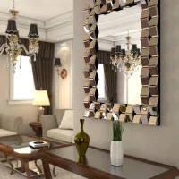 آینه دکوراتیو لاکچری خاص کارمتفاوت برای فضاهای خاص