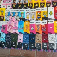 جوراب ساق دار کرومی مستربین لبوبو و ....