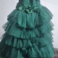 لباس مجلسی واسه ۳الی ۴سال وقت یک بارپوشیده|لباس|شیروان (خراسان), |دیوار