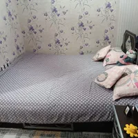 تخت خواب دو نفره ام دی اف|تخت و سرویس خواب|لاهیجان, کوی آزادگان|دیوار