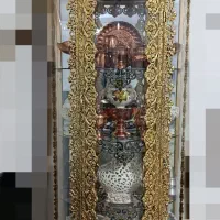 بوفه. آیینه شمعدان .ساعت ایستاده . میز تلویزیون|بوفه، ویترین، کنسول|قیدار, |دیوار