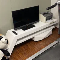 میز تلویزیون سفید