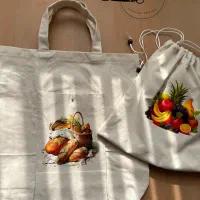 کیف خرید جمع شو و‌کیسه میوه|سفره، حوله، دستمال آشپزخانه|قدس, شهرک فرزان|دیوار