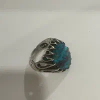 انگشتر فیروزه اصل شناسنامه دار