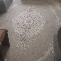 فرش ماشینی ۱۲متری گردویی روشن