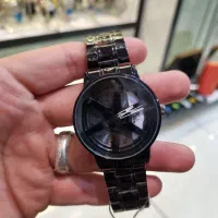 ساعت رینگی چرخون مشکی