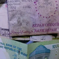 اسکناس قدیم مهر قرمز|کلکسیون سکه، تمبر، اسکناس|اهواز, کوی پیروزی|دیوار