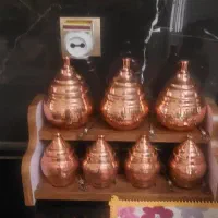 سرویس  پا سماوری مسی