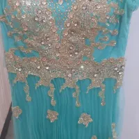 پیراهن مجلسی کار شده در حد نو|لباس|شوشتر, |دیوار