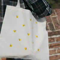 ساکدستی پارچه ای نقاشی شده