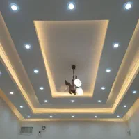اجرای کناف.سقف کاغذ.باکس تلوزیون