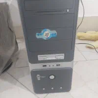 کیس کامپیوتر خونگی سالم و مانیتور ۱۷ ال‌جی در حدنو
