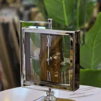 ساعت رومیزی دیواری ارتمیس چوبی جدید نقره ای|ساعت دیواری و تزئینی|تهران, عبدلآباد|دیوار