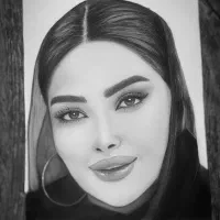 نقاشی چهره به سبک سیاه قلم