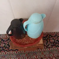 دوعدد فلاکس ویه عدد کتری بزرگ هر سه سالم سالم|ظروف سرو و پذیرایی|قم, شهر قائم|دیوار