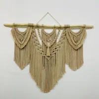 ساخت انواع دیوارکوب های مکرومه