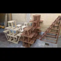 تولیدی استند گل چوب روس حراج حراج