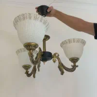 لوستر سه شاخه|لوستر و چراغ آویز|تهران, نارمک جنوبی|دیوار