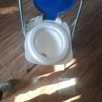 توالت فرنگی نو/لگن پلاستیکی/کبابپز/سیخ جاسیخ