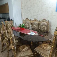 فروش مبلمان ده نفره به همراه میز غذاخوری هشت نفره