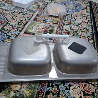 سینگ ظرفشویی در حد نو|آب‌چکان و نظم‌دهنده ظروف|پلدختر, |دیوار