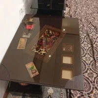مبل ۷نفره و میز عسلی تمیز  میز تلویزیون جمعآ۴تومن|مبلمان خانگی و میز عسلی|رشت, سلیمانداراب|دیوار