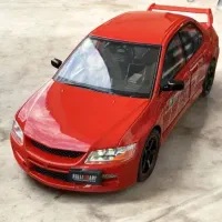 ماکت میتسوبیشی لنسر lancer بزرگ فلزی