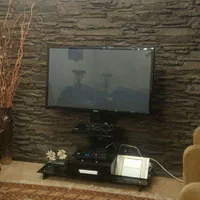 میز تلویزیون شیشه سکوریت مشکی