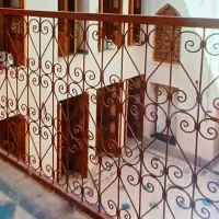 ساخت نرده  پله اهنی قاجاری سایبان جوشکاری سیار