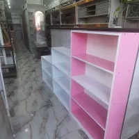 قفسه یا کتابخانه  ۳ و ۴ طبقه صنایع چوب و فلز حنفی|کتابخانه، شلف، قفسه‌های دیواری|قم, نیروگاه|دیوار